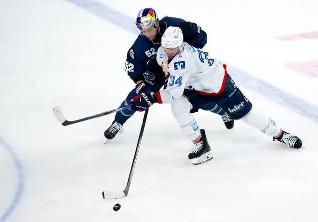 Tom Kühnhackl (r.) will mit den Adlern den DEL-Titel holen. (Archivbild) | Foto: Sven Hoppe/dpa