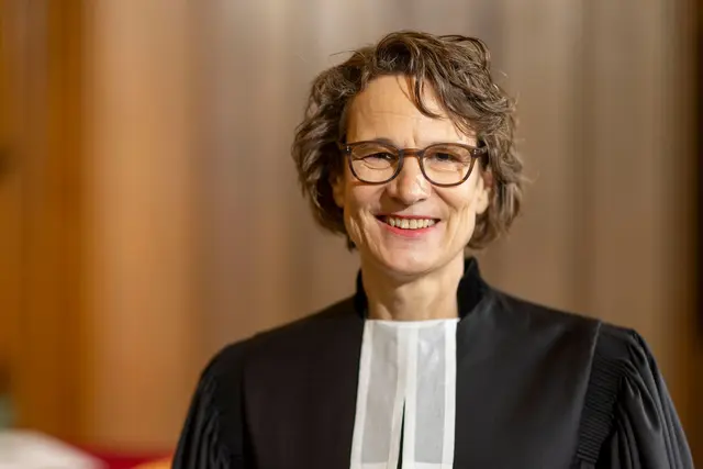 Christiane Tietz ist die Präsidentin der Evangelischen Kirche in Hessen und Nassau (EKHN). (Archivbild) | Foto: Helmut Fricke/dpa