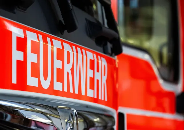 Brand in Jockgrim: Die Feuerwehr war bei dem Feuer im Einsatz | Foto: Soeren Stache/dpa