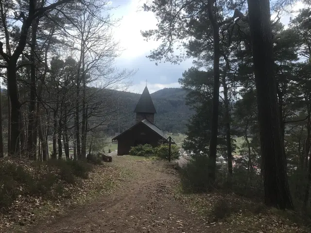 Die Friedenskapelle über Birkenhördt wird jedes Jahr am ersten Mai zum Ausflugsziel.  | Foto: Britta Bender