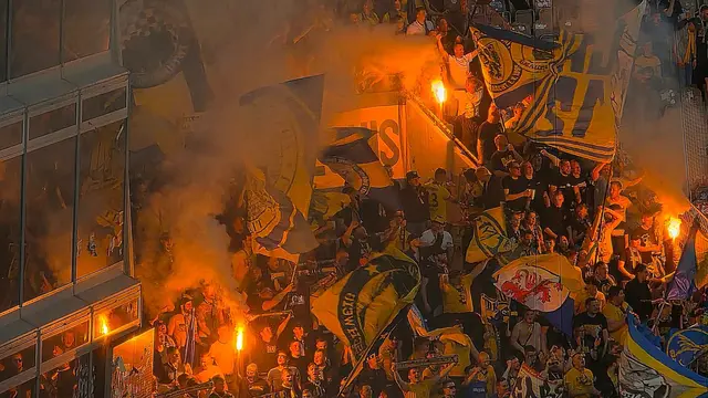 Die Fans von Eintracht Braunschweig hatten reichlich Grund zum Feiern | Foto: Jens Vollmer