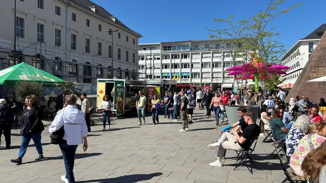 Beim Fest der Sinne verwandelt sich die Karlsruher Innenstadt am Wochenende in eine farbenfrohe Bühne für Genuss, Begegnung und Frühlingsstimmung. | Foto: Thorsten Kornmann