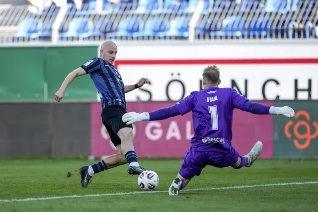 Felix Lohkemper umkurvt den Schweinfurter Torwart Toni Stahl und erzielt das Tor zum 2:2.  | Foto: Zimmermann/PIX-Sportfotos