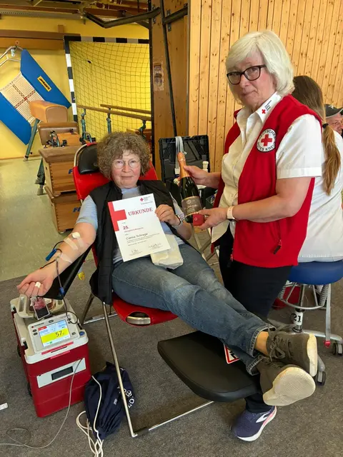 Carola Schrage 25 Spenden | Foto: DRK OV Haßloch-Meckenheim