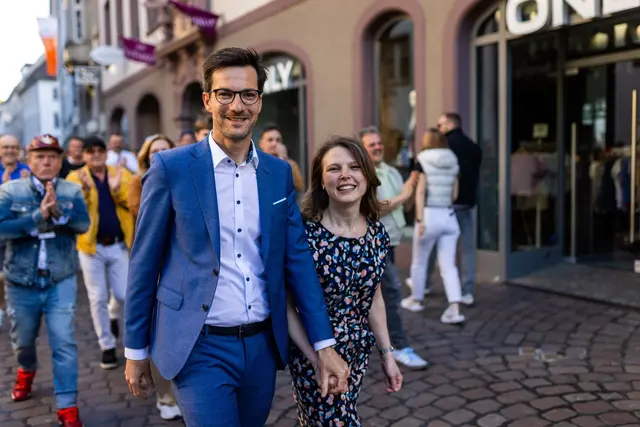Horn gewann den ersten Wahlgang deutlich. | Foto: Philipp von Ditfurth/dpa