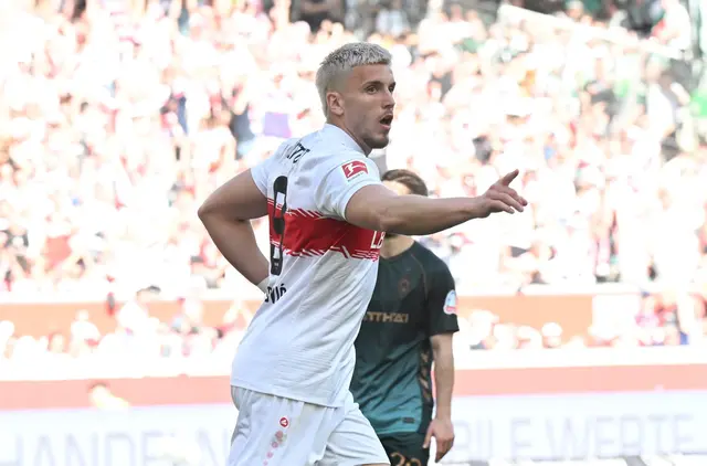 Ermedin Demirovic glich für den VfB den Rückstand aus. | Foto: Bernd Weißbrod/dpa