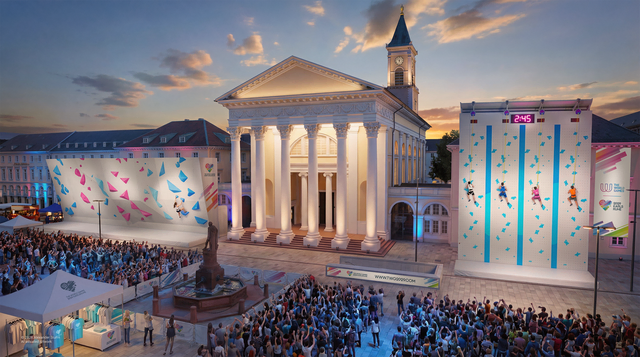 Sportklettern auf dem Marktplatz | Foto: twg2029