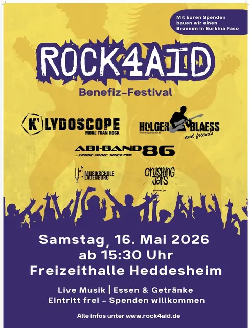 Rock4Aid Plakat | Foto: Tobias Richter
