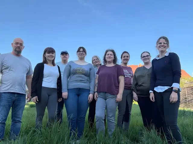 Der neue Vorstand des Reitclubs Speyer: Andreas Magin, Lea Fellendorf, Robin Walther, Isabelle Burkard, Eva-Maria Rakob, Ines Magin, Sandra Drawe, Denise Maurer, Caroline Süsser (v.l.n.r) | Foto: Reitclub Speyer