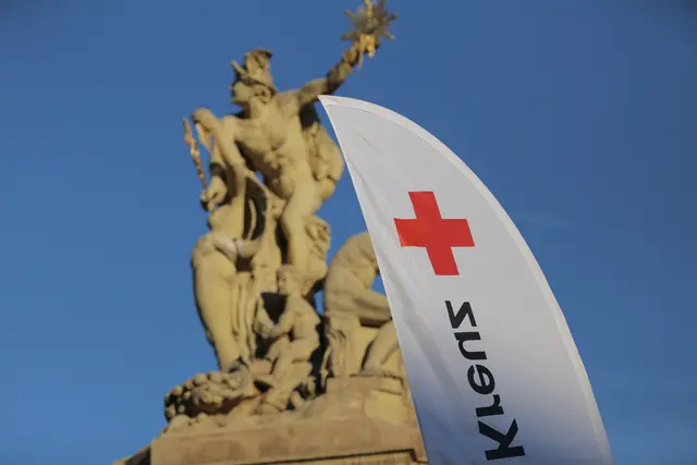 DRK informiert über Katastrophenschutz am Mannheimer Marktplatz | Foto: DRK Kreisverband Mannheim