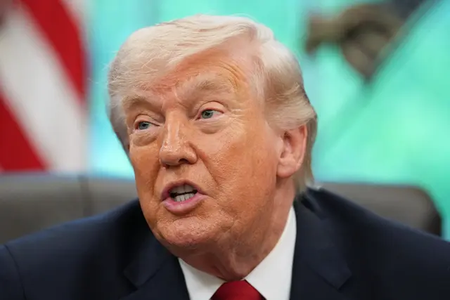 US-Präsident Trump erwägt eine Reduzierung der Truppen in Deutschland. | Foto: Matt Rourke/AP/dpa