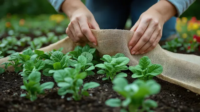 Wenn kein Gartenvlies zur Hand ist, können Hausmittel als Frostschutz für Pflanzen dienen | Foto: Vadym/stock.adobe.com