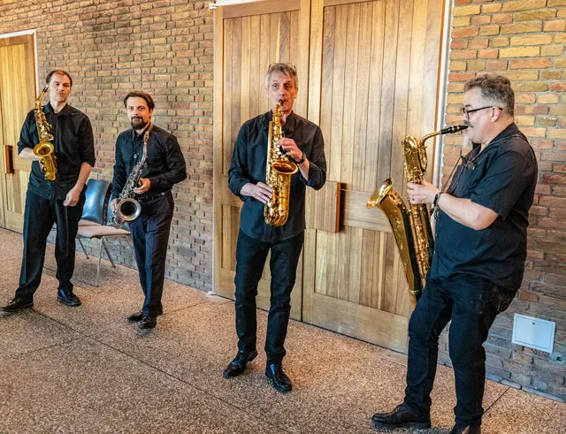 Freemann Robbins-Carl Kraemer, Ralf Brinkmann,  Christoph Krzeslack  | Foto: Wolfgang Neuberth