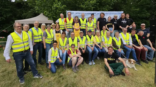 Das Team der Lions Neustadt Weinstraße, der Soku, der Willkomm und der TKS | Foto: Michael Landgraf