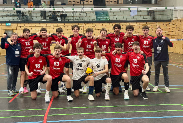 Erstmals ist die U20 der BADEN VOLLEYS bei der U20 dabei | Foto: BADEN VOLLEYS