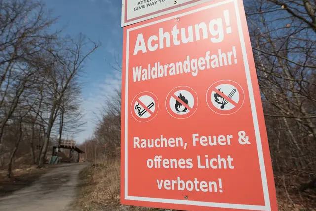 Die gefahr von Waldbränden in Baden-Württemberg ist vorerst gebannt. (Archivbild) | Foto: Matthias Bein/dpa