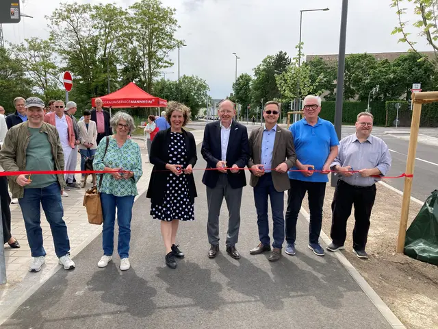 Die äußere Erschließung des Mannheimer Stadtteils Franklin ist abgeschlossen. Neue Straßen, bessere ÖPNV-Anbindungen und zusätzliche Bäume prägen das fertiggestellte Infrastrukturprojekt. | Foto: Stadt Mannheim