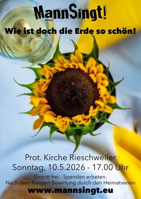 Plakat Muttertagskonzert Rieschweiler | Foto: Stefan Zürcher