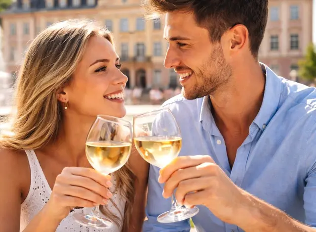 Am 15. und 16. Mai ist die „WeinZeit“ erstmals auf dem Zweibrücker Schlossplatz zu Gast  | Foto: Frank Schäfer / Symbolfoto mit KI erstellt