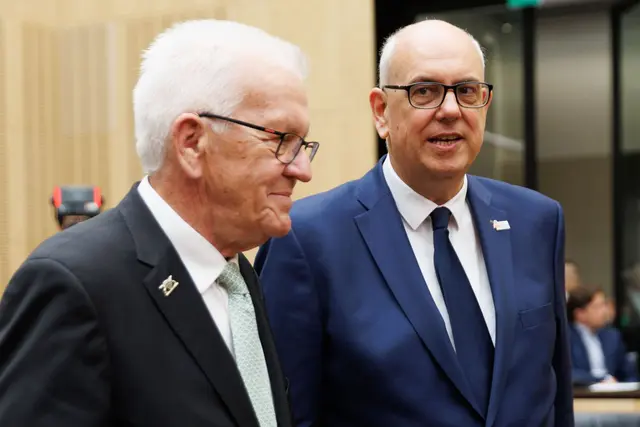 Kretschmann hat an insgesamt 182 Plenarsitzungen im Bundesrat teilgenommen. | Foto: Carsten Koall/dpa