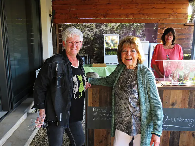 Anke Oswald und Gaby Kiessling im Vordergrund | Foto: Brigitte Melder