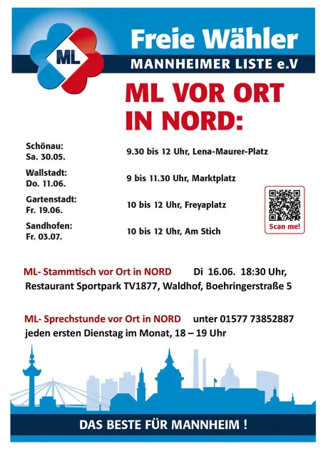 Die Termine im Mannheimer Norden | Foto: Mannheimer Liste