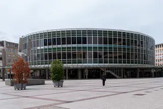 Erinnerung: Das Rathauscenter und die Tortenschachtel in Ludwigshafen