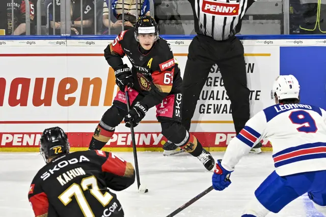 Adler-Kapitän Marc Michaelis hatte mit dem DEB-Team gegen die USA ein echtes Heimspiel in der SAP Arena. | Foto: Ruffler/PIX-Sportfotos