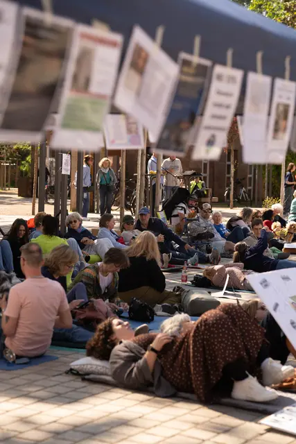 Wenn liegen zum Protest wird. | Foto: Melissa Müller