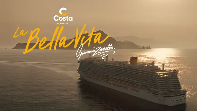 Giovanni Zarrella: Der Entertainer steht als Gesicht der „La Bella Vita“-Kampagne von Costa Kreuzfahrten vor der Kamera. | Foto: Costa Kreuzfahrten