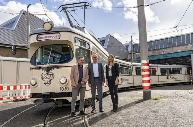 Der Oldtimer wurde erst Ende Oktober als Teil der Eventflotte in Betrieb genommen.  | Foto: RNV 