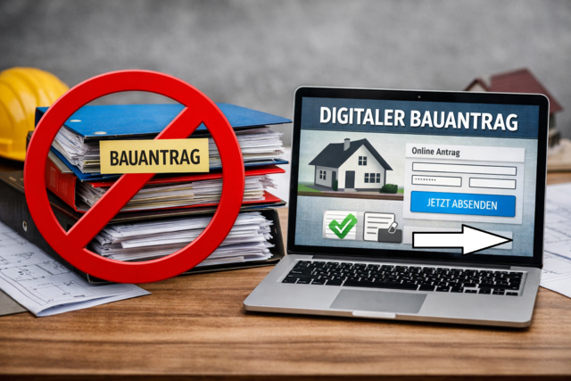 Digitalisierung im Bauamt - Symbolbild | Foto: erstellt mit KI durch Heike Schwitalla