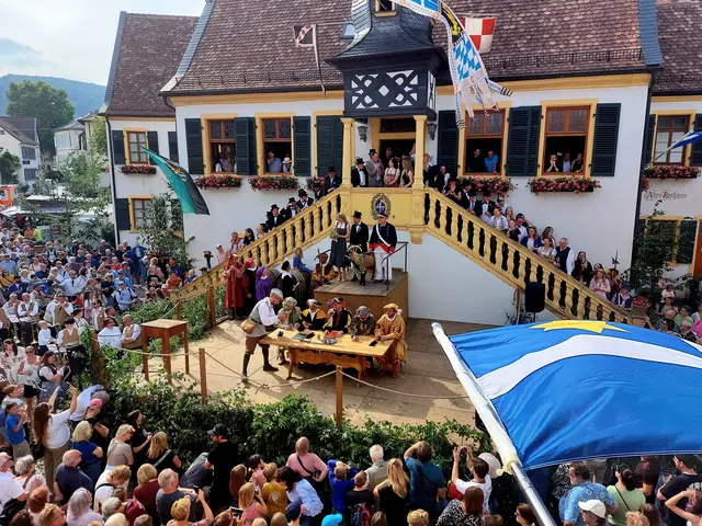 Tradition, Brauchtum und Pfälzer Lebensfreude prägen die historische Geißbockversteigerung zwischen Lambrecht und Deidesheim. | Foto: Tourist Service GmbH Deidesheim