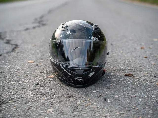 Bei einem schweren Motorradunfall auf der L516 bei Neustadt-Diedesfeld wurden ein 21-jähriger Fahrer und sein 17-jähriger Mitfahrer schwer verletzt. Ein Rettungshubschrauber brachte die Verletzten in Krankenhäuser. | Foto: Mit Ki generiert