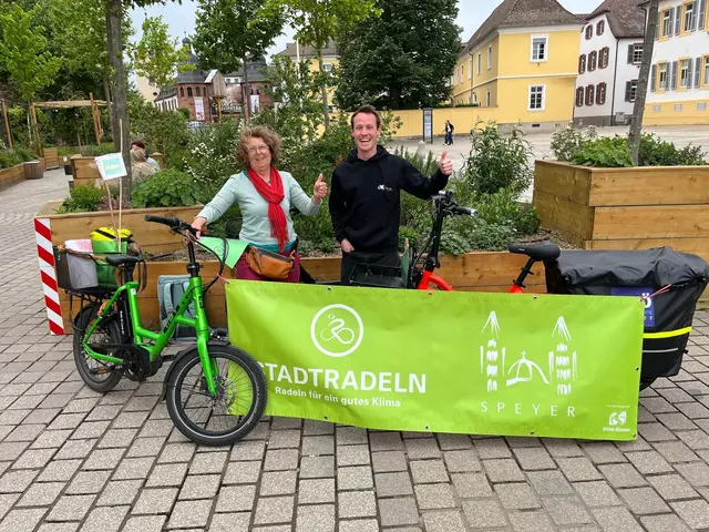 Wer in Speyer mit dem Fahrrad unterwegs ist, kann beim Stadtradeln Kilometer für die Stadt sammeln. | Foto: Stadt Speyer