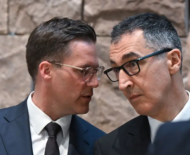 Haben sich auf eine gemeinsame Regierung verständigt: Cem Özdemir und Manuel Hagel. (Archivbild) | Foto: Bernd Weißbrod/dpa