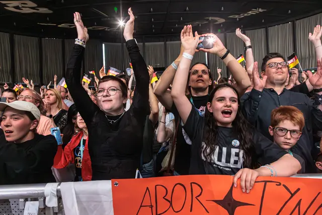 Party pur - beim ESC-Public Viewing 2026 in Karlsruhe (Eurovision Songcontest in Wien) | Foto: Paul Needham