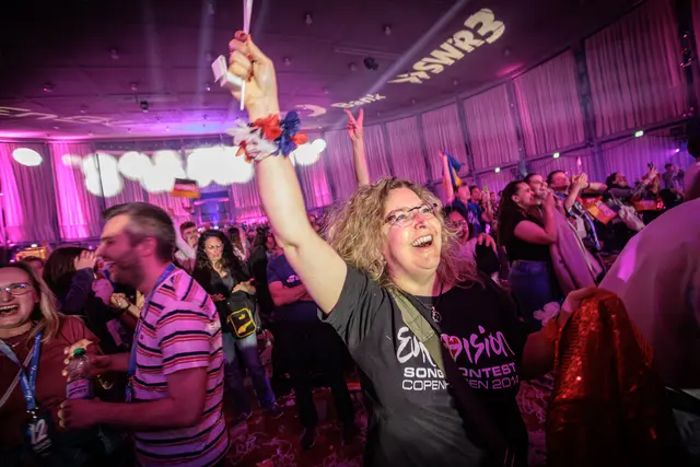 Party pur - beim ESC-Public Viewing 2026 in Karlsruhe (Eurovision Songcontest in Wien) | Foto: Paul Needham