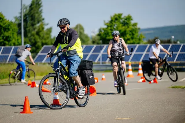Kostenloses ADAC E-Bike-Sicherheitstraining und Fahrzeug-Technik-Check in Wiesbaden. | Foto: ADAC Hessen-Thüringen e.V.