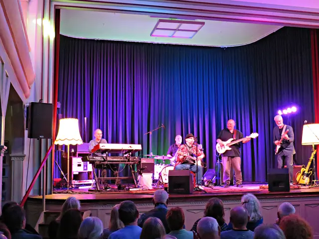 Die ElVille Bluesband mit den beiden Gastmusikern | Foto: Brigitte Melder