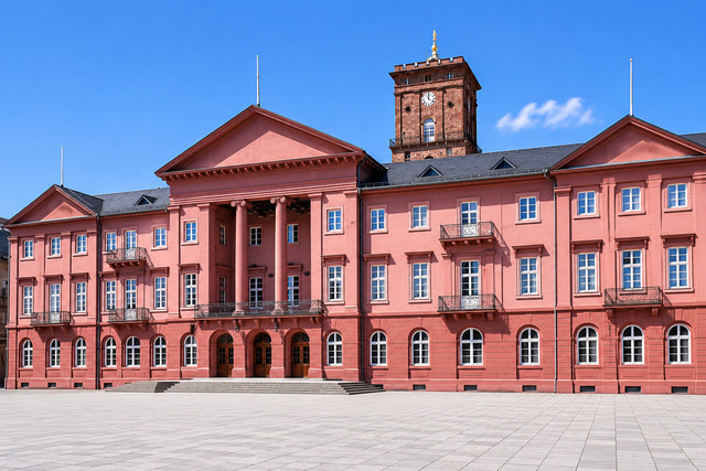 Karlsruher Rathaus (Architekt Friedrich Weinbrenner); gegliedert ist das Stadthaus wie das Rathaus  | Foto: Julia Glöckner
