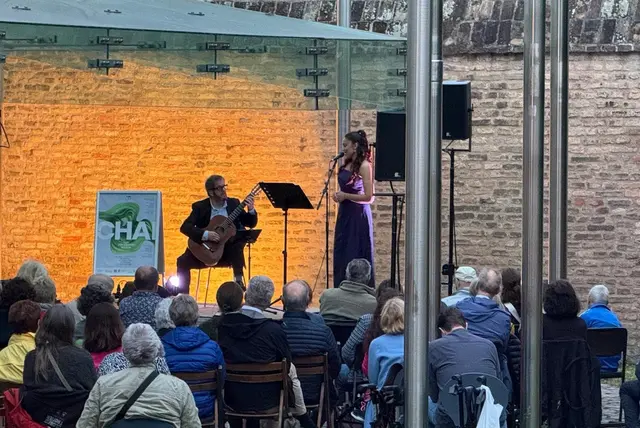 Open-Air-Konzerte im historischen Judenhof: Musikabende unter dem Dach der Mikwe | Foto: Matthias Nowack