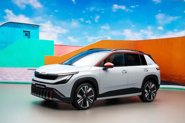 Drittes Elektro-SUV als neues Einstiegsmodell: Klein, aber kann Kofferraum: Der 4,17 Meter lange Skoda Epiq bietet Platz für fünf Personen – und 475 Liter Gepäckraum, laut Skoda rund 20 Prozent mehr als beim etwas größeren Kamiq.  | Foto: dpa