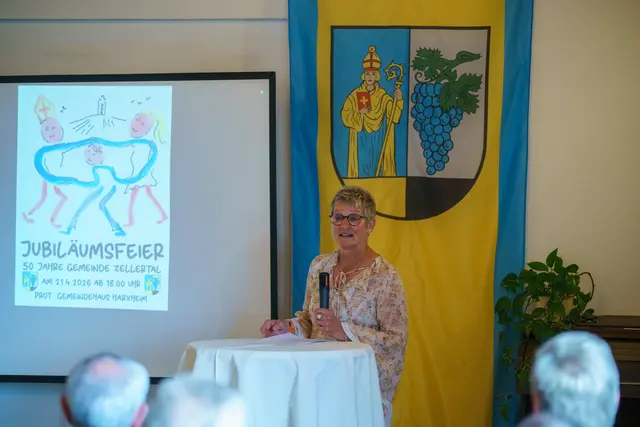 Bürgermeisterin Stoll-Merkel eröffnete die Jubiläumsveranstaltung | Foto: Herweck