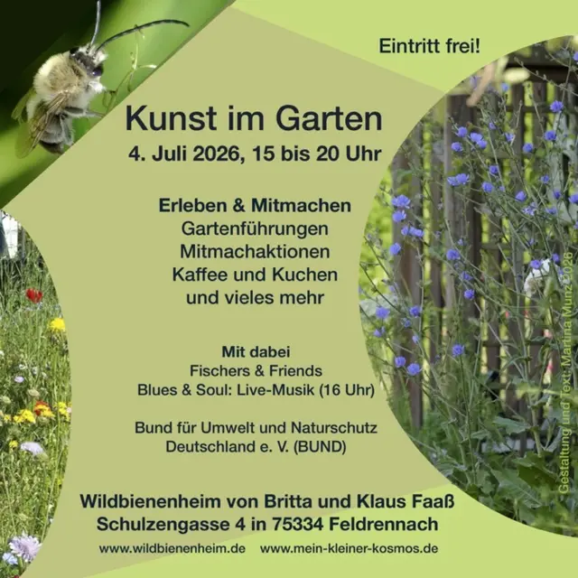 Wildbienenheim in Feldrennach bringt Kunst und Musik in den Garten | Foto: Martina Munz