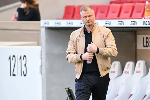 Legt sich in der Torhüterfrage öffentlich noch nicht fest: VfB-Boss Fabian Wohlgemuth. (Archivbild) | Foto: Harry Langer/dpa