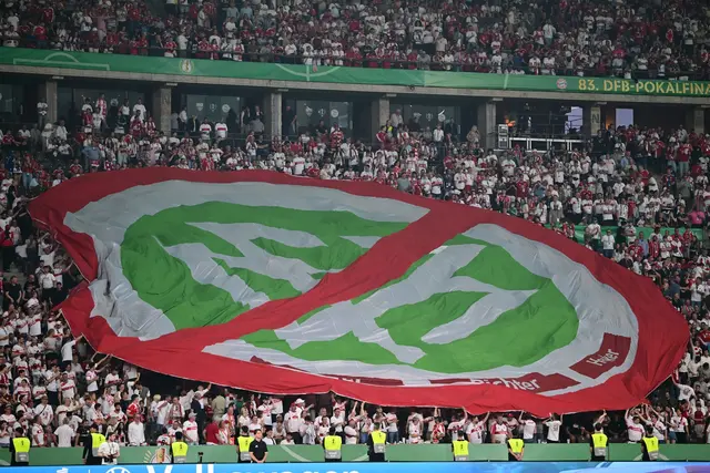 Fans protestieren beim Pokalfinale gegen den DFB.  | Foto: Sebastian Gollnow/dpa