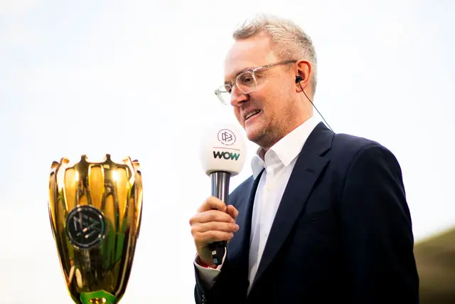 Alexander Wehrle hat auf die Proteste der Fans gegen den DFB reagiert. | Foto: Julius Frick/dpa