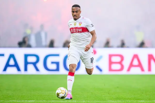 Jamie Leweling spielt als Flügelstürmer beim VfB Stuttgart. (Archivbild) | Foto: Tom Weller/dpa