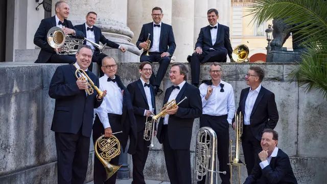 In der Formation German Brass haben sich Top-Musiker vereinigt, die in der Fruchthalle ein Konzert geben werden | Foto: Frank Blödhorn/gratis